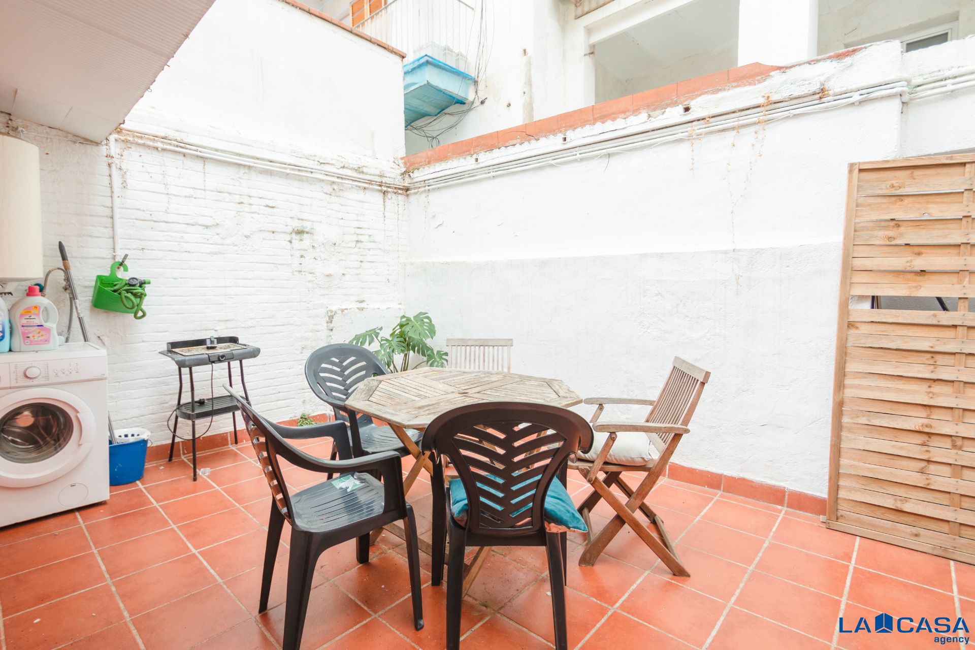 Terrace of Flat for sale in  Barcelona Capital  with Air Conditioner, Heating and Parquet flooring
