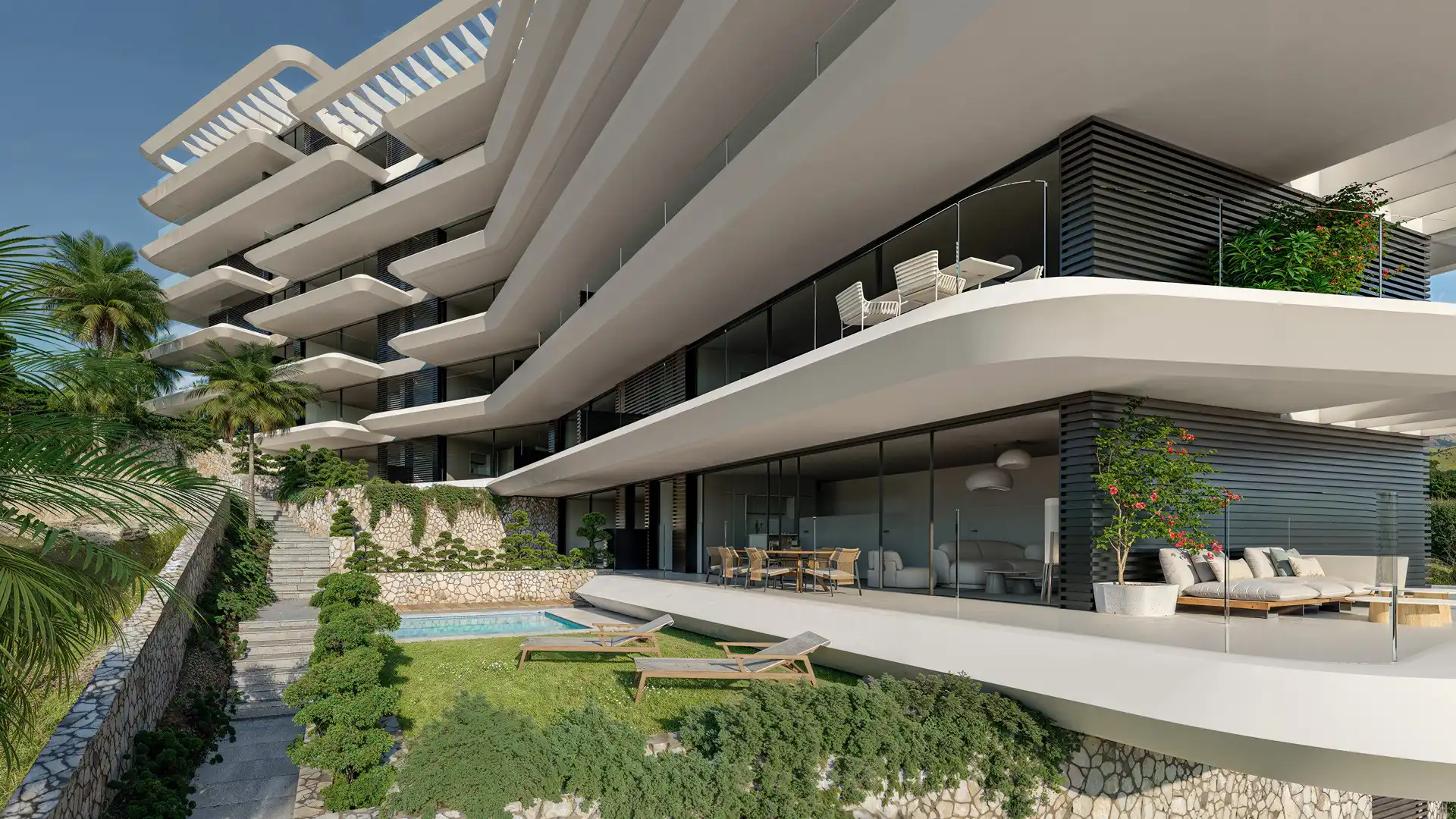 Apartament amb terrassa en venda a Estepona Pueblo