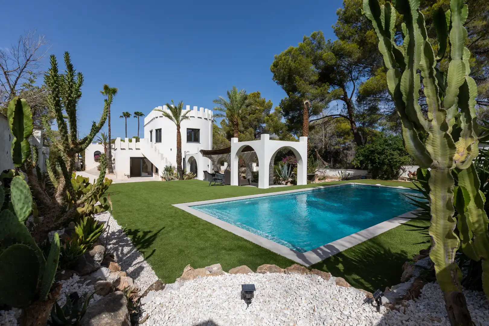 Garden of Houses for sale in Benidorm  with Air Conditioner, Heating and Private garden