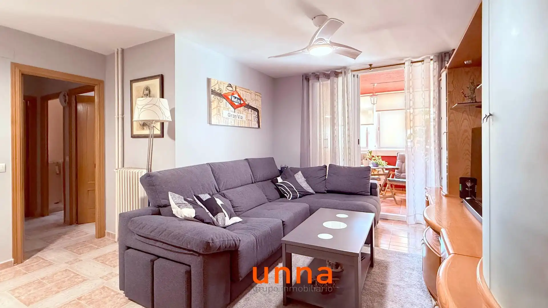 Sala de estar de Piso en venta en Móstoles con Jardín privado