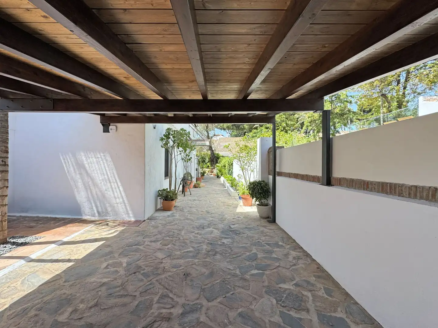 Terrassa de Casa o xalet de lloguer en Marbella amb Jardí privat, Terrassa i Piscina