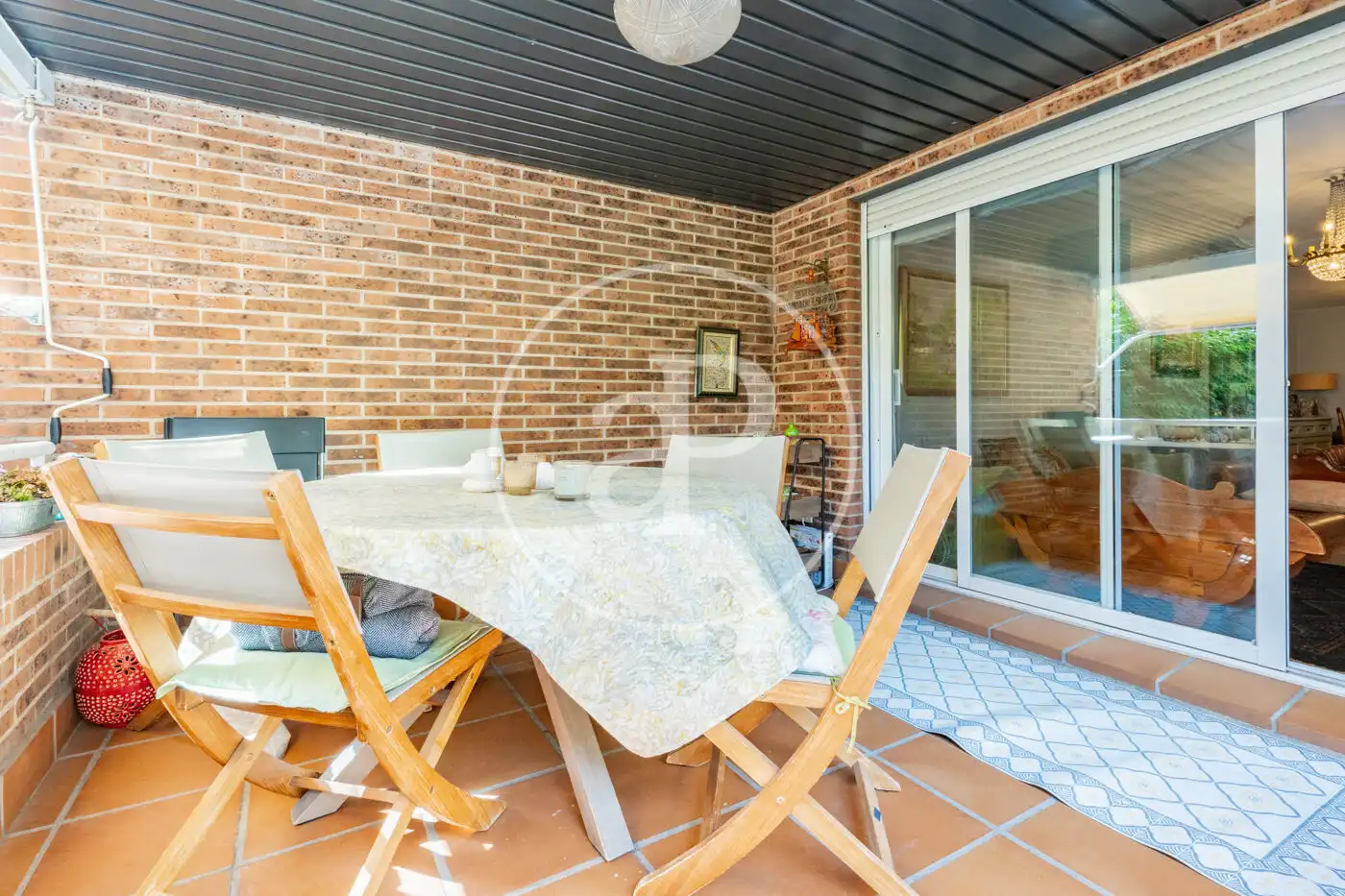 Terraza de Casa adosada en venta en Madrid con Aire acondicionado, Calefacción y Jardín privado