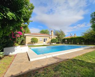 Jardí de Casa o xalet de lloguer en Mairena del Alcor amb Aire condicionat, Terrassa i Piscina