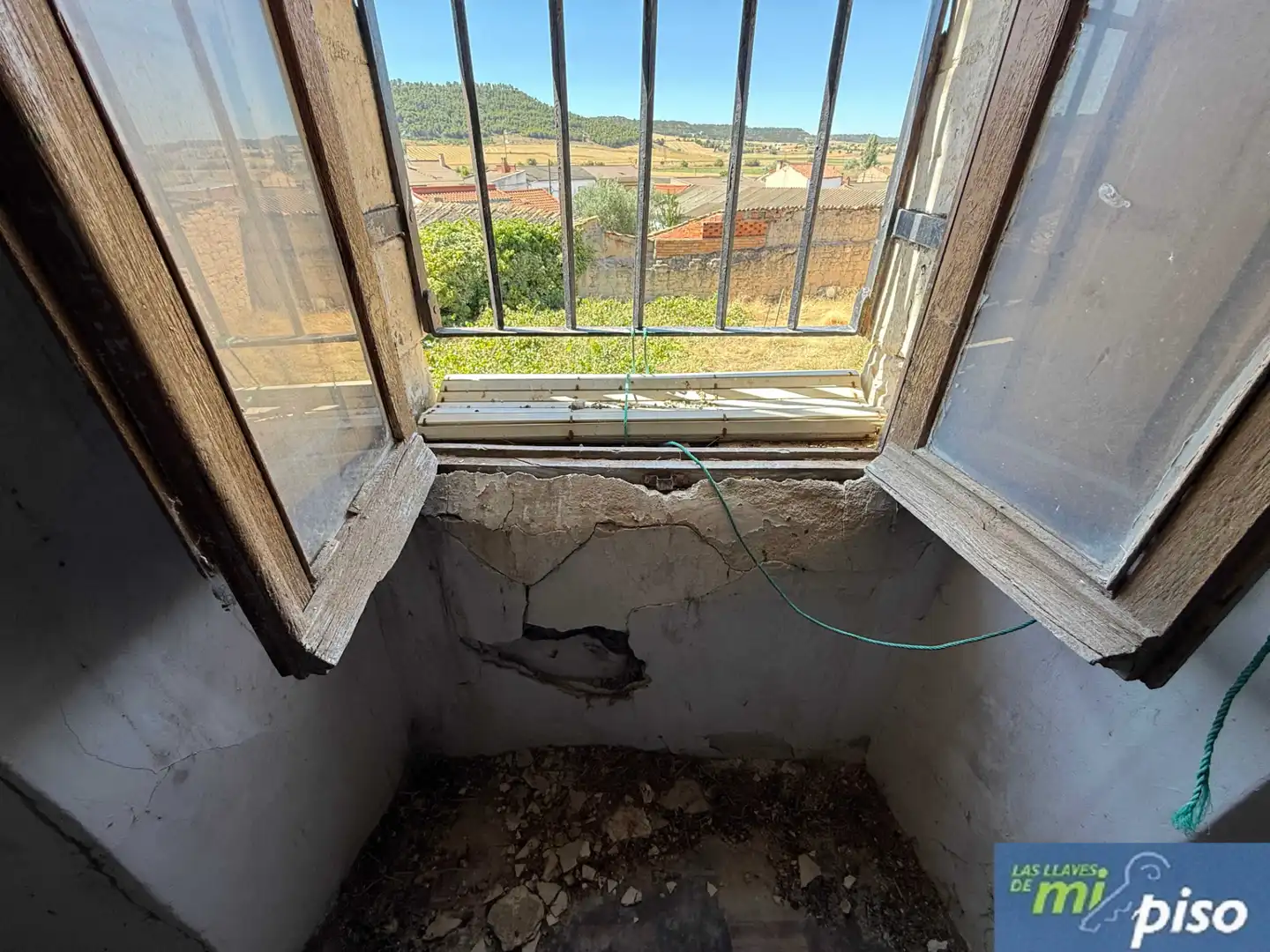 Balcony of Houses for sale in Piña de Esgueva  with Private garden, Terrace and Storage room