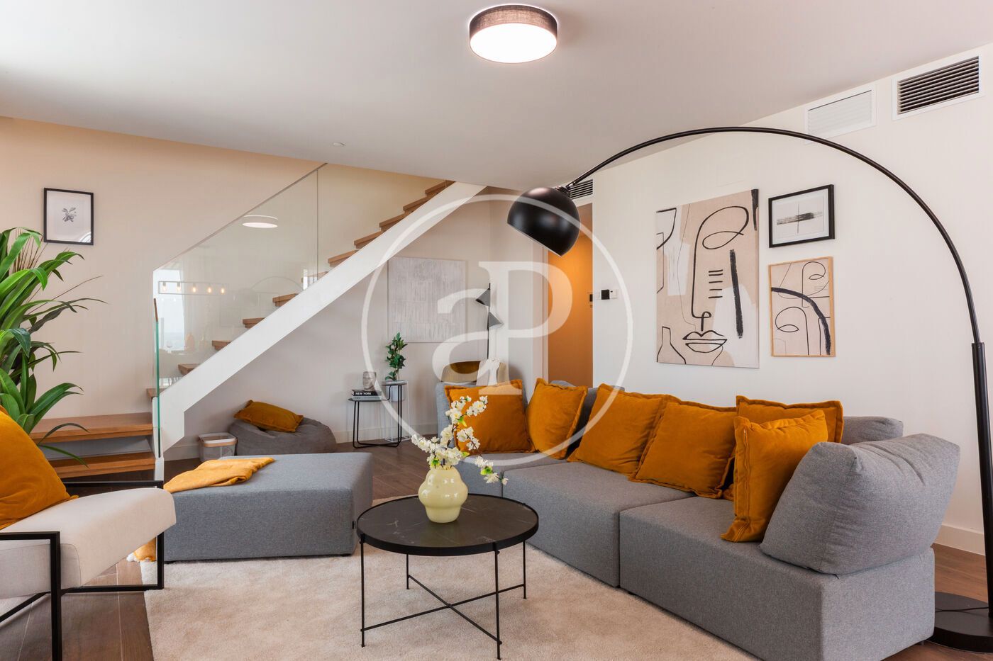 Living room of Flat for sale in Canals  with Air Conditioner, Heating and Private garden