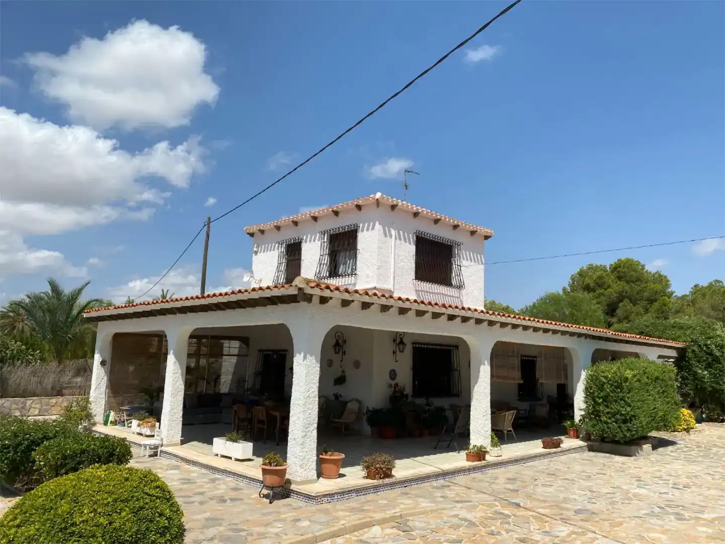 Vista exterior de Casa o xalet en venda en Santa Pola amb Aire condicionat i Piscina