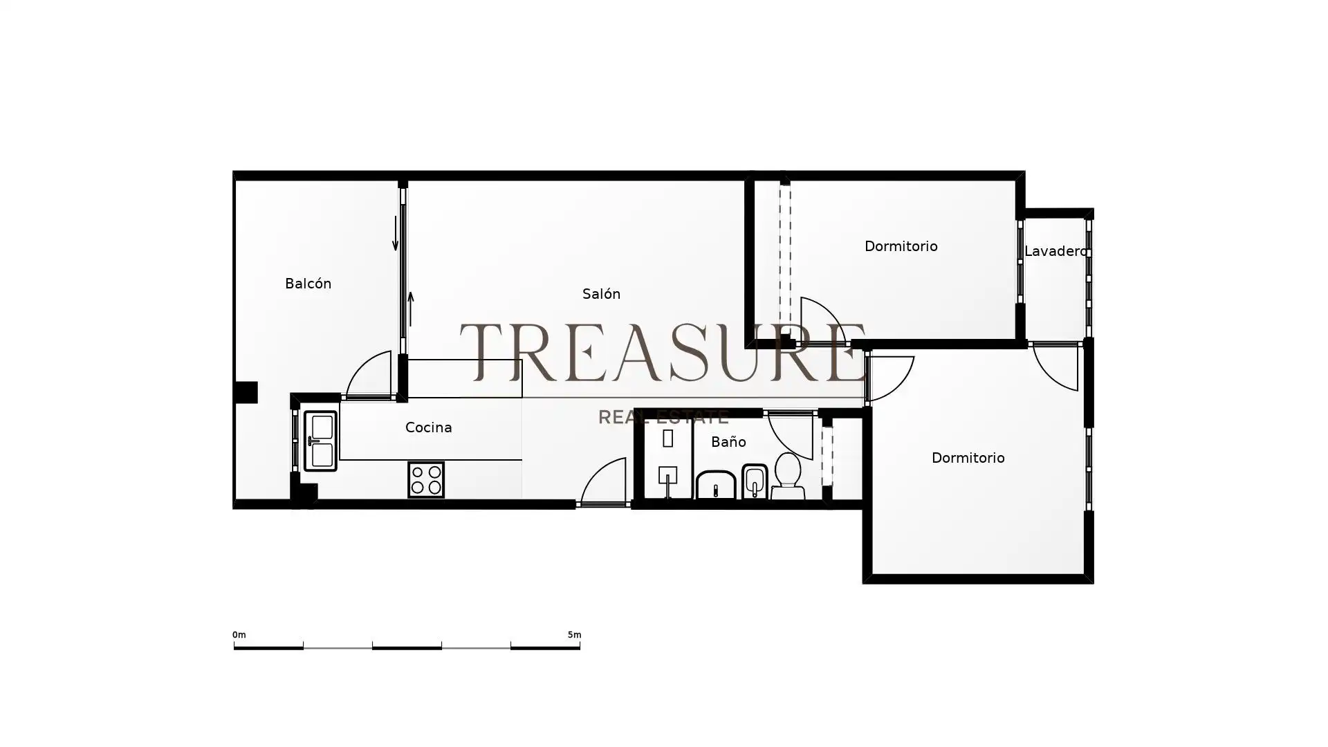 Apartamento en venta en La Manga del Mar Menor con Terraza y Balcón