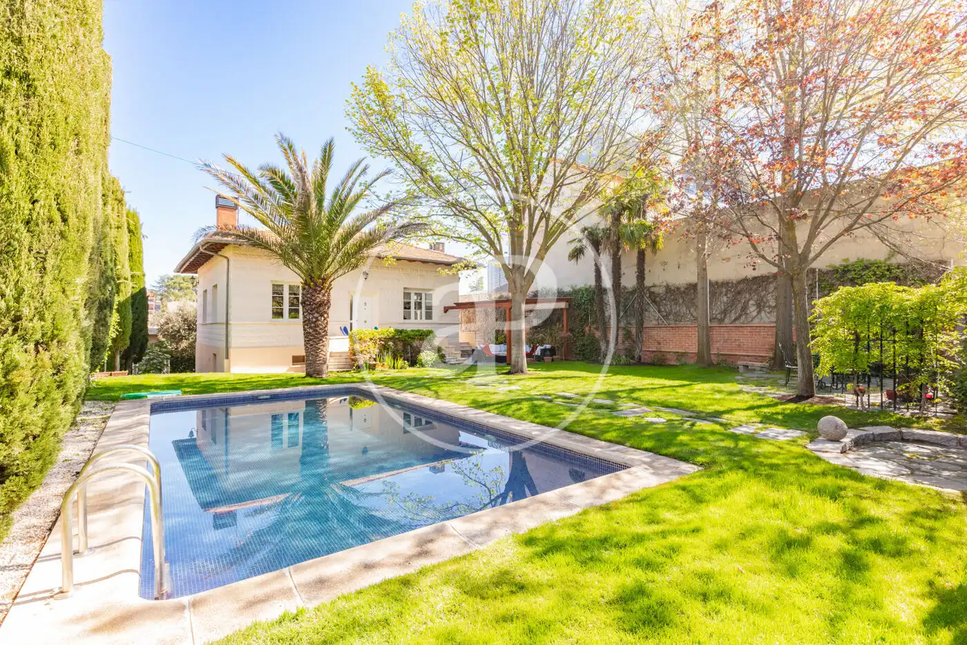 Garden of Houses for sale in Madrid  with Air Conditioner, Heating and Private garden