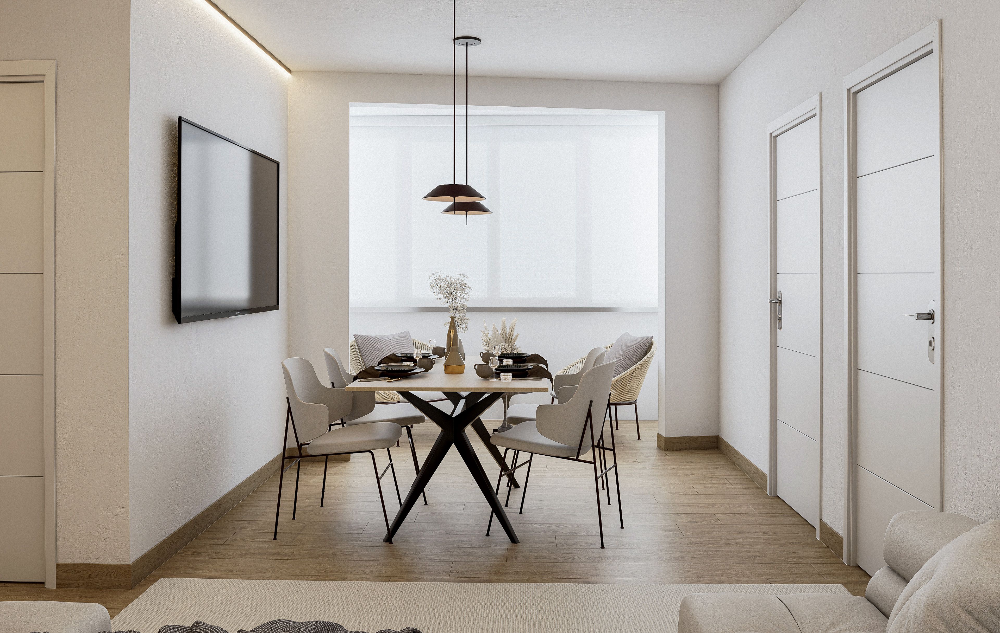 Dining room of Flat for sale in Cornellà de Llobregat  with Balcony