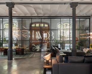 Living room of Loft for sale in  Barcelona Capital  with Air Conditioner, Terrace and Furnished