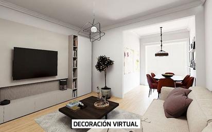 Sala d'estar de Pis en venda en Vitoria - Gasteiz amb Calefacció, Parquet i Terrassa