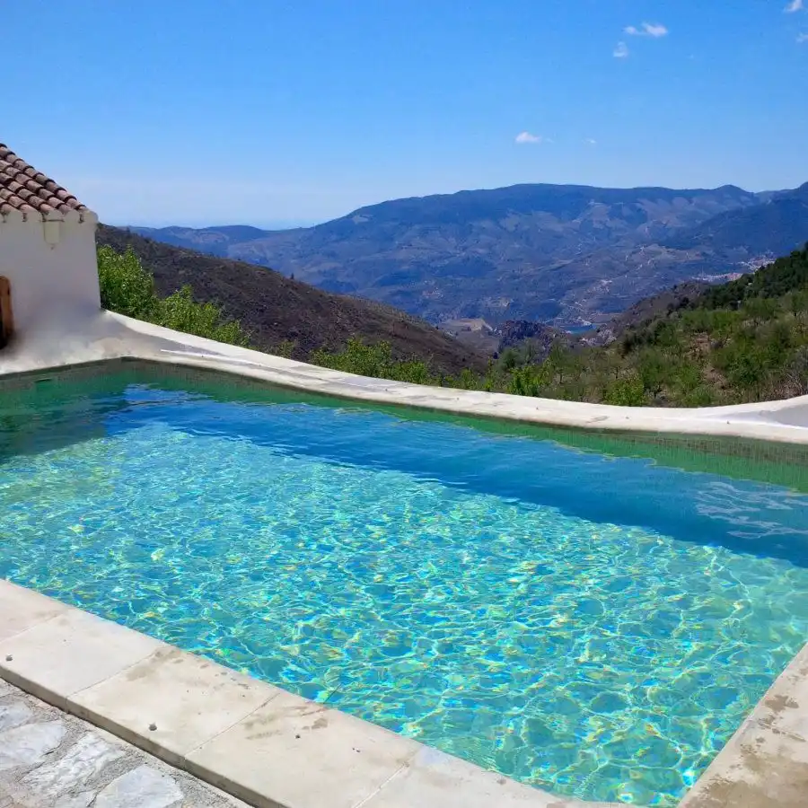 Piscina de Finca rústica en venda en Lecrín amb Aire condicionat i Calefacció