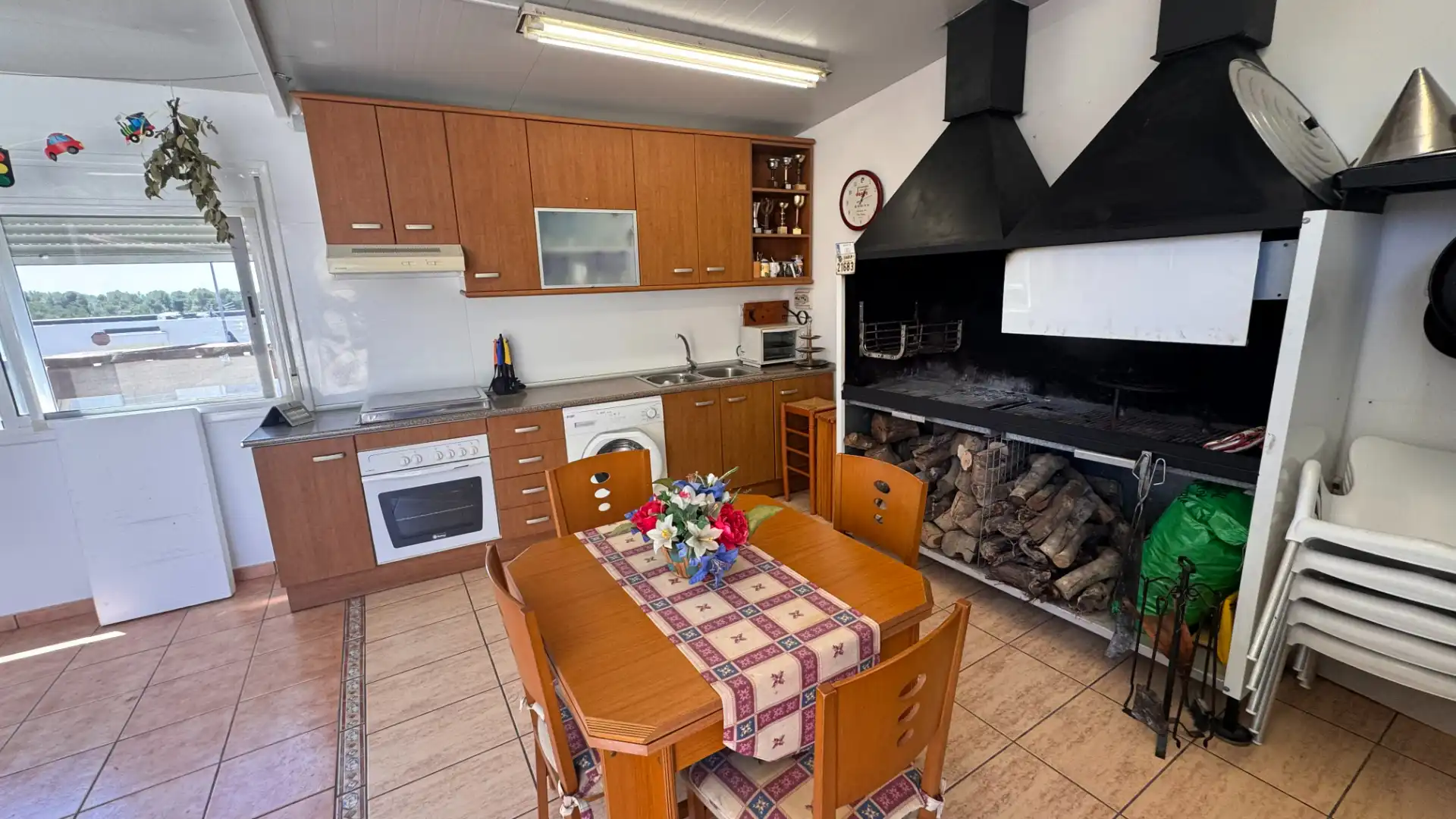 Kitchen of Houses for sale in El Catllar   with Air Conditioner, Private garden and Swimming Pool