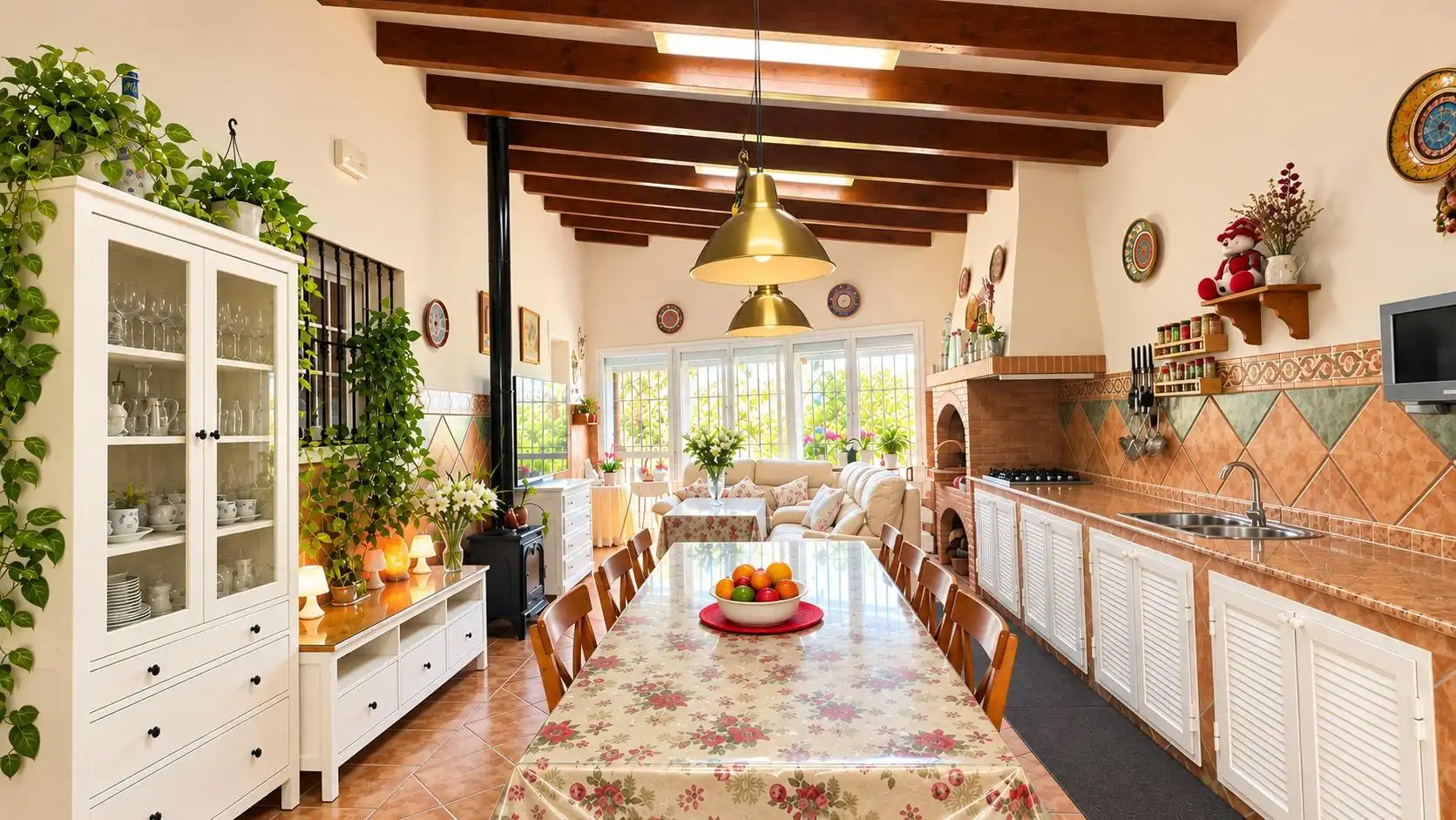 Dining room of Houses for sale in Coín, Málaga