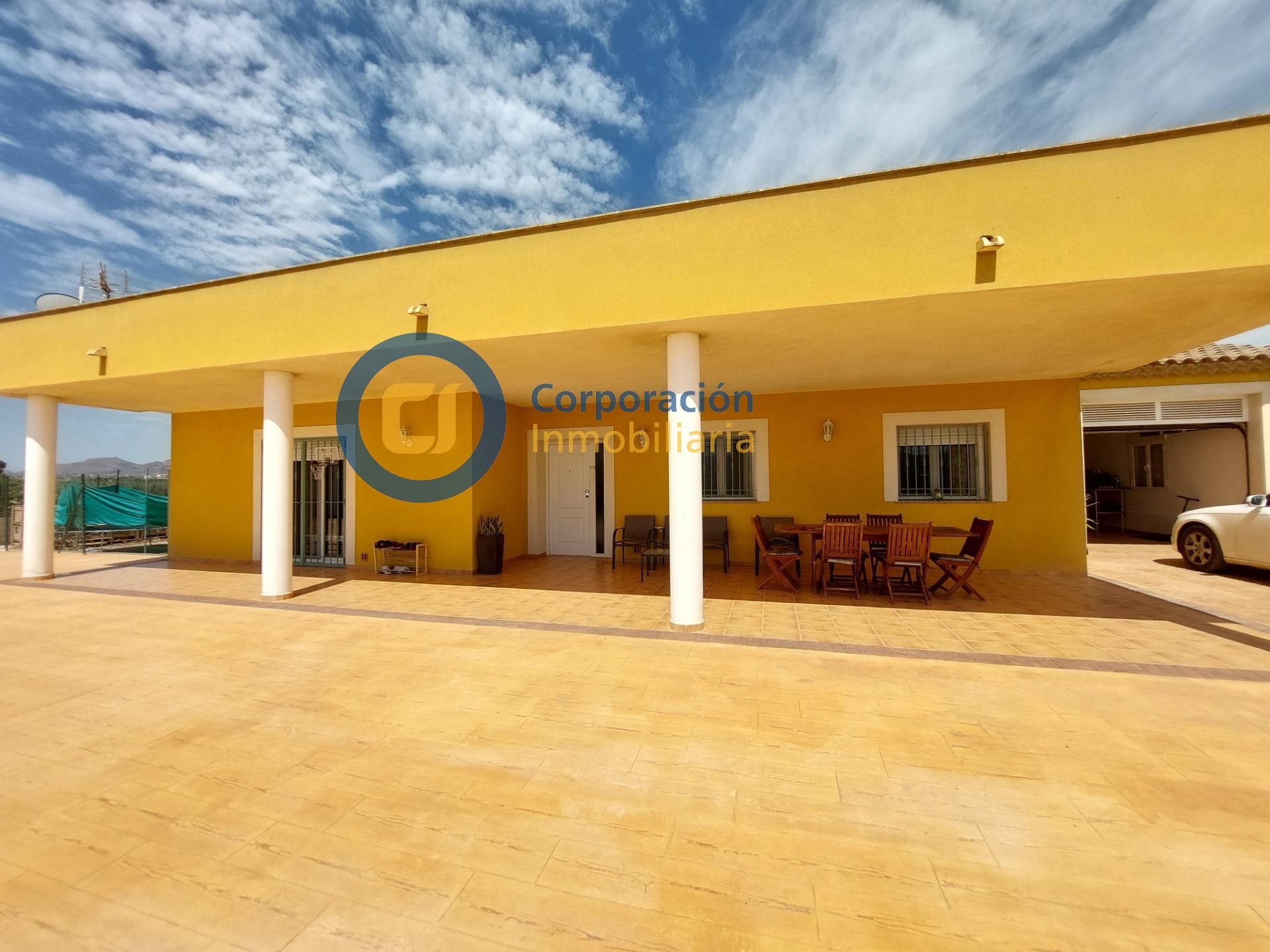 Vista exterior de Casa o xalet en venda en Lorca amb Calefacció, Jardí privat i Traster