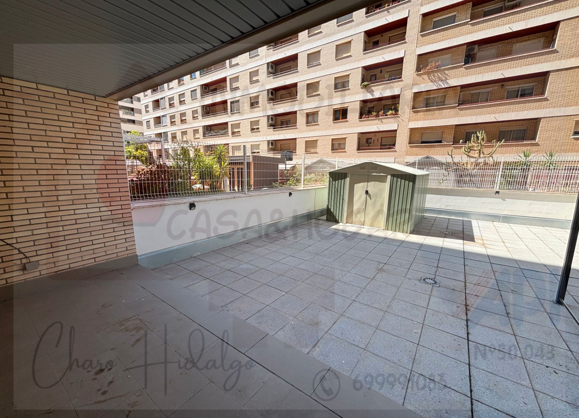 Terrace of Flat to rent in  Zaragoza Capital  with Air Conditioner, Heating and Terrace