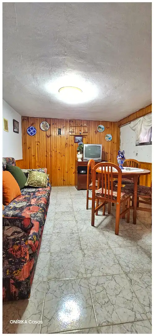 Living room of Houses for sale in Sarria  with Heating, Private garden and Parquet flooring