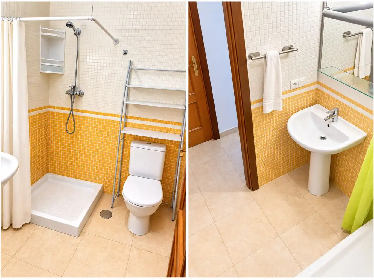 Badezimmer von Wohnung zum Verkauf in Vera mit Klimaanlage und Schwimmbad