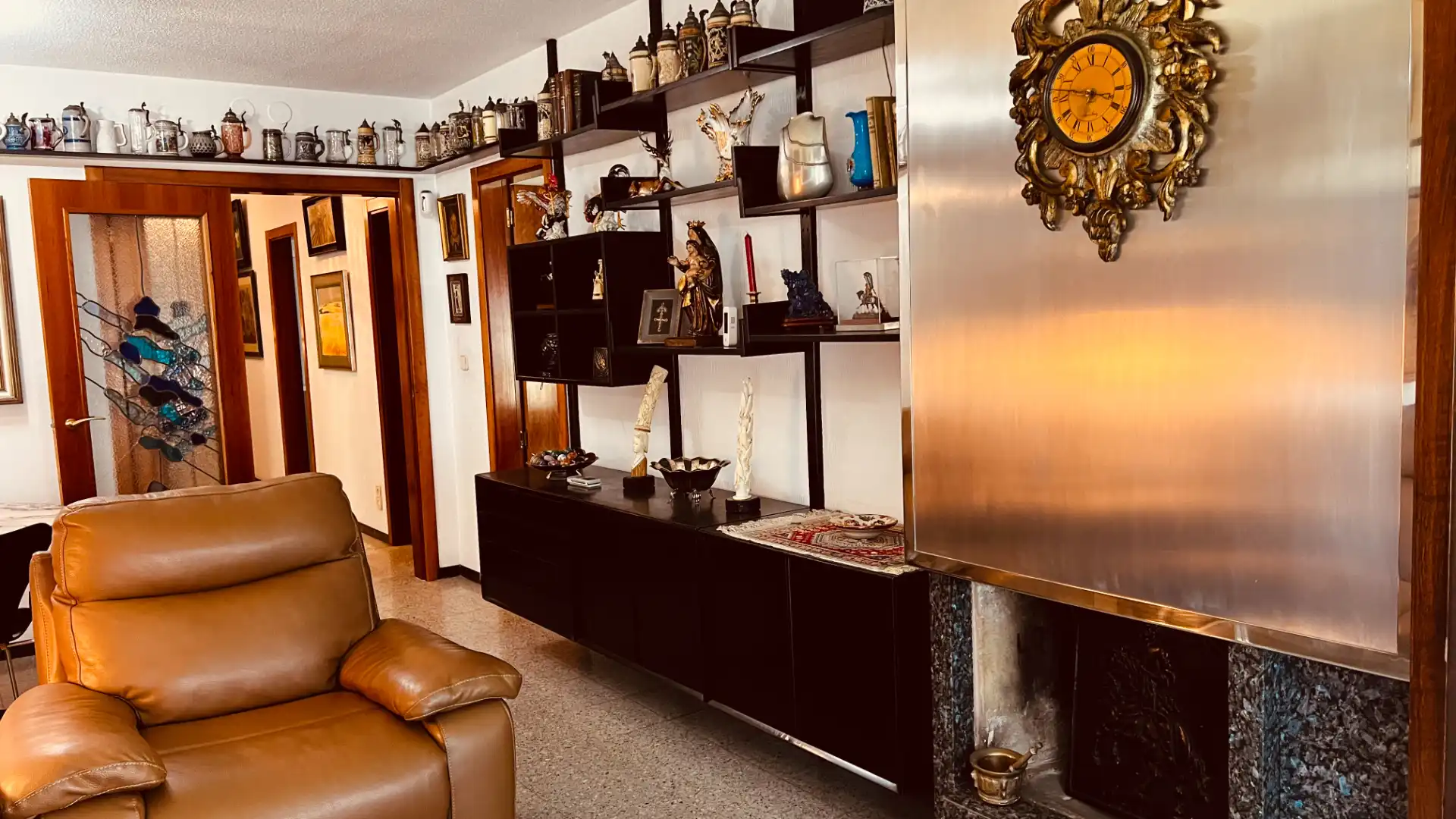 Sala d'estar de Pis en venda en Girona amb Aire condicionat, Calefacció i Terrassa