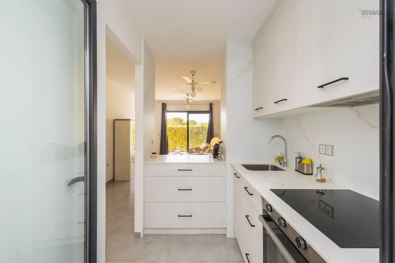Kitchen of Apartments for sale in Vera  with Air Conditioner, Private garden and Terrace