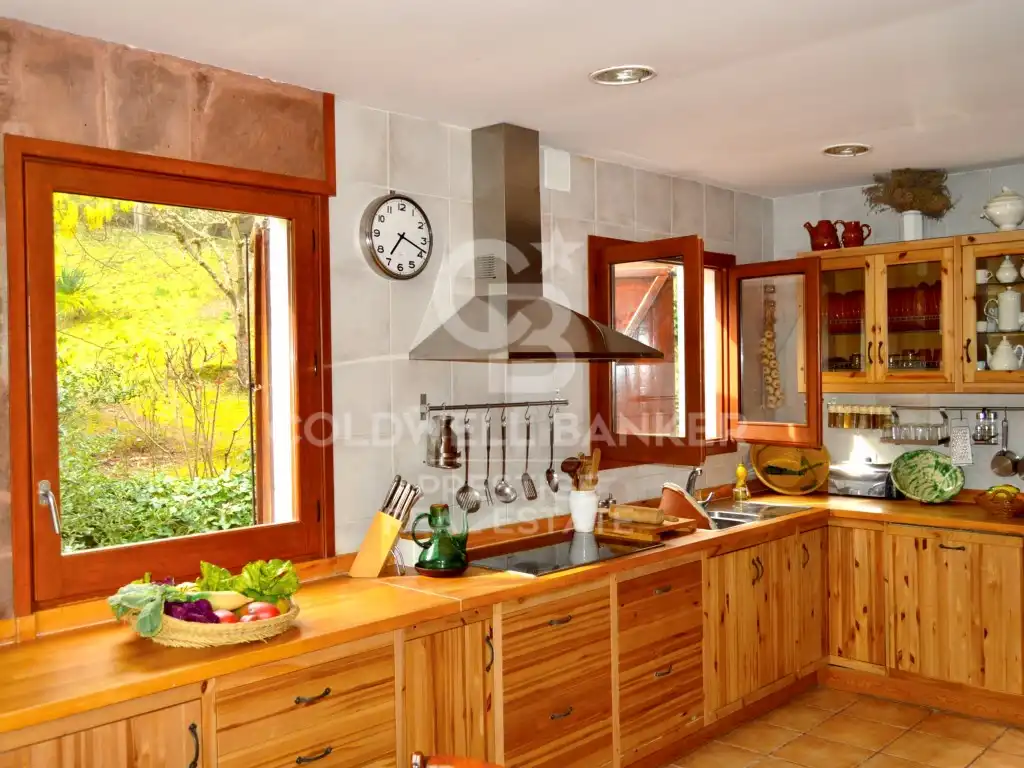 Cocina de Finca rústica en venta en Castellví de Rosanes