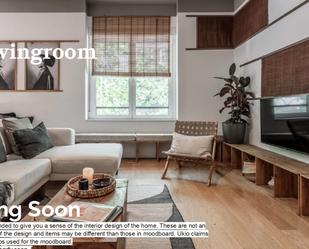 Sala d'estar de Apartament de lloguer en  Barcelona Capital amb Aire condicionat, Calefacció i Moblat