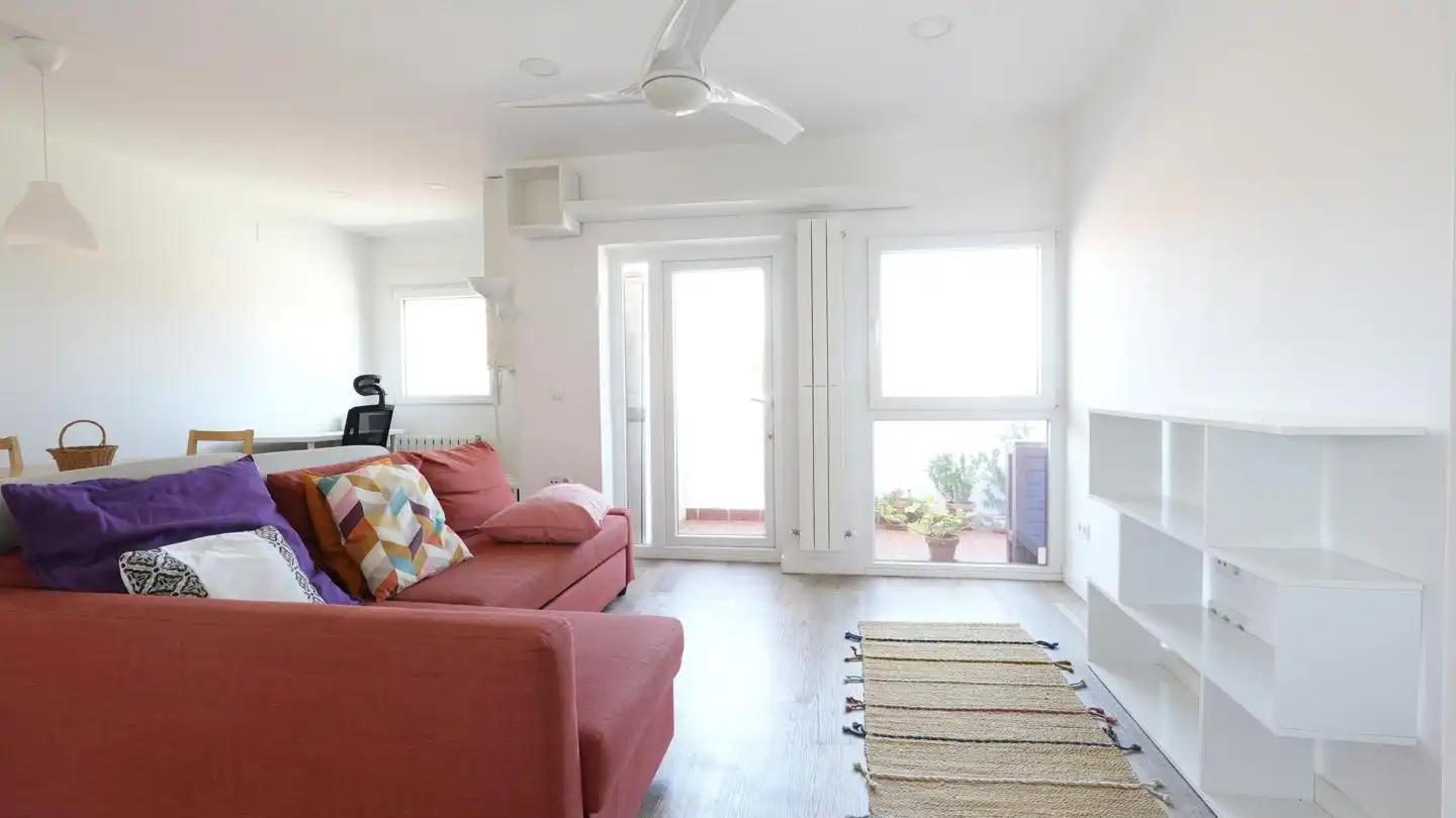 Living room of Flat for sale in Madrid  with Heating and Terrace