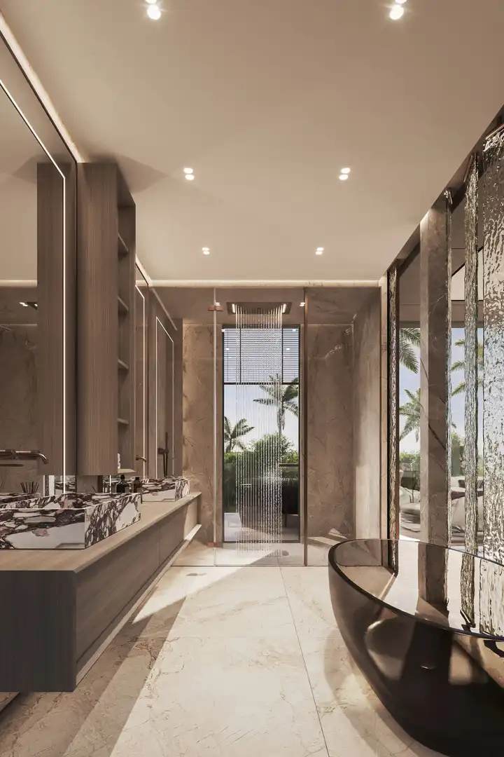 Baño de Casa o chalet en venta en Marbella con Aire acondicionado, Jardín privado y Terraza
