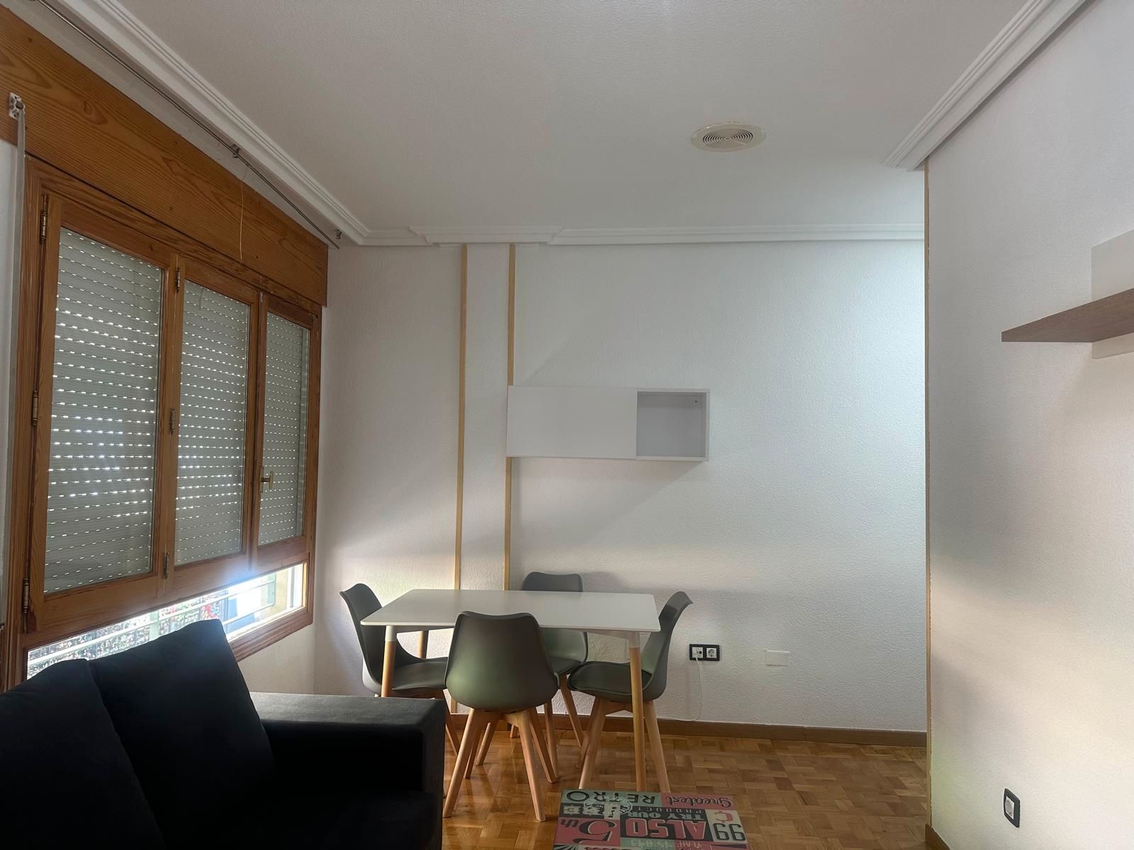 Comedor de Apartamento de alquiler en Ciudad Real Capital con Calefacción, Amueblado y Balcón