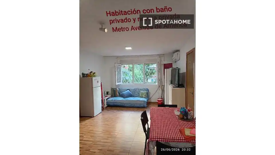 Piso para compartir en Madrid con Aire acondicionado, Calefacción y Terraza