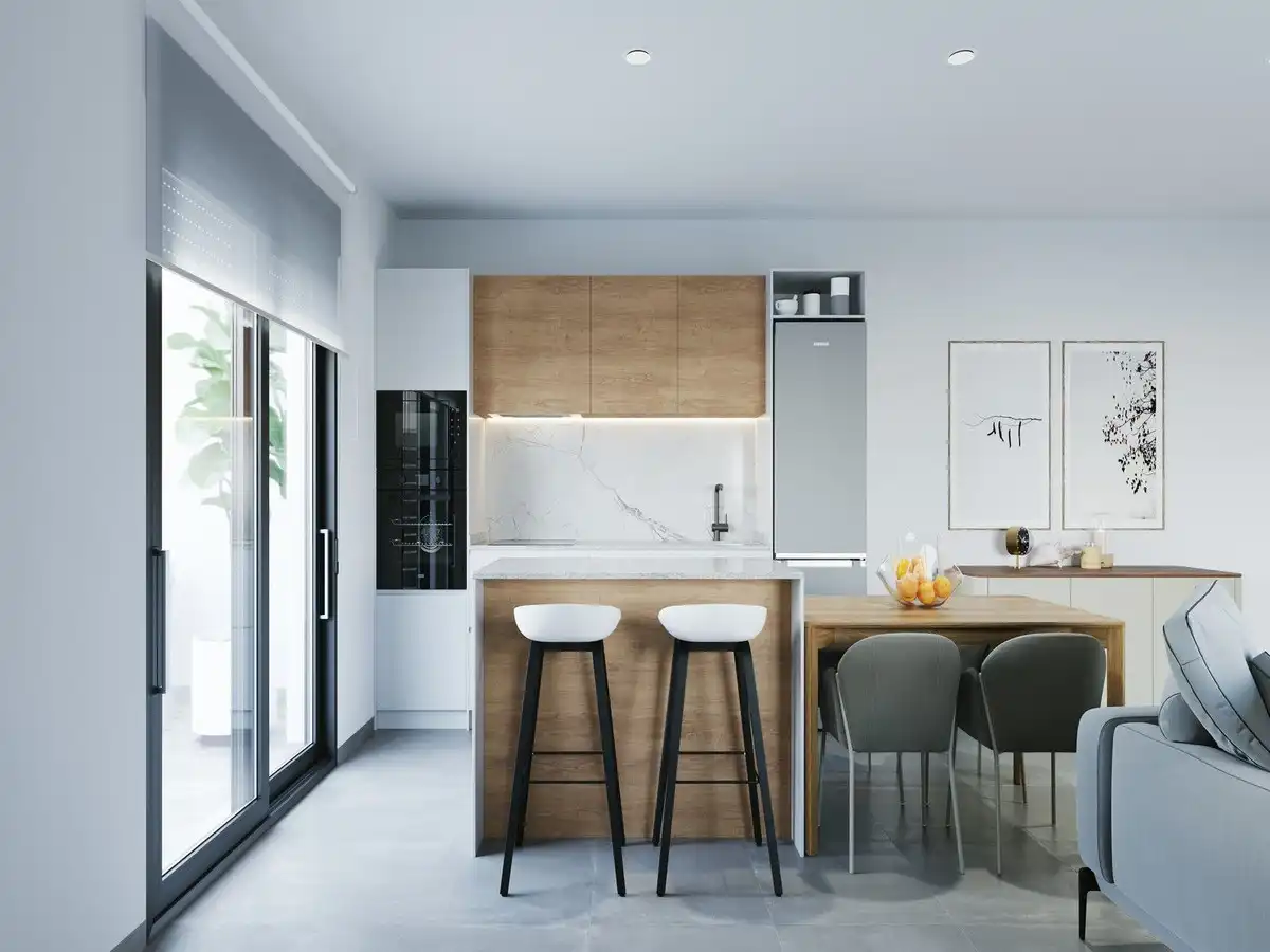Cocina de Casa o chalet en venta en Torre-Pacheco con Piscina
