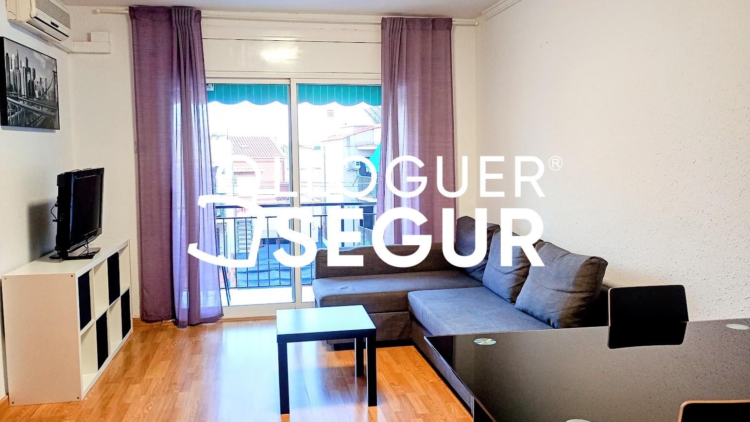 Living room of Flat to rent in Gavà  with Air Conditioner, Terrace and Furnished