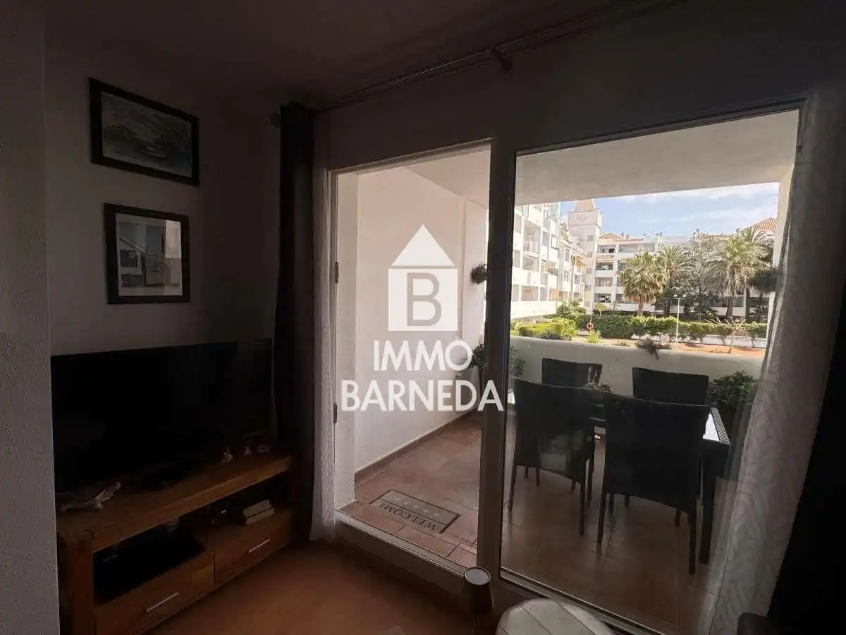 Exterior view of Flat for sale in Roses  with Heating, Terrace and Swimming Pool