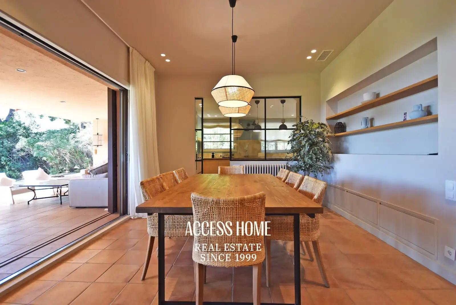 Dining room of Houses for rent in Sant Vicenç de Montalt  with Air Conditioner, Heating and Swimming Pool
