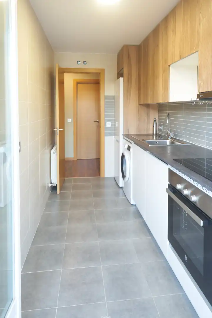Cocina de Apartamento de alquiler en Collado Villalba con Calefacción, Parquet y Terraza