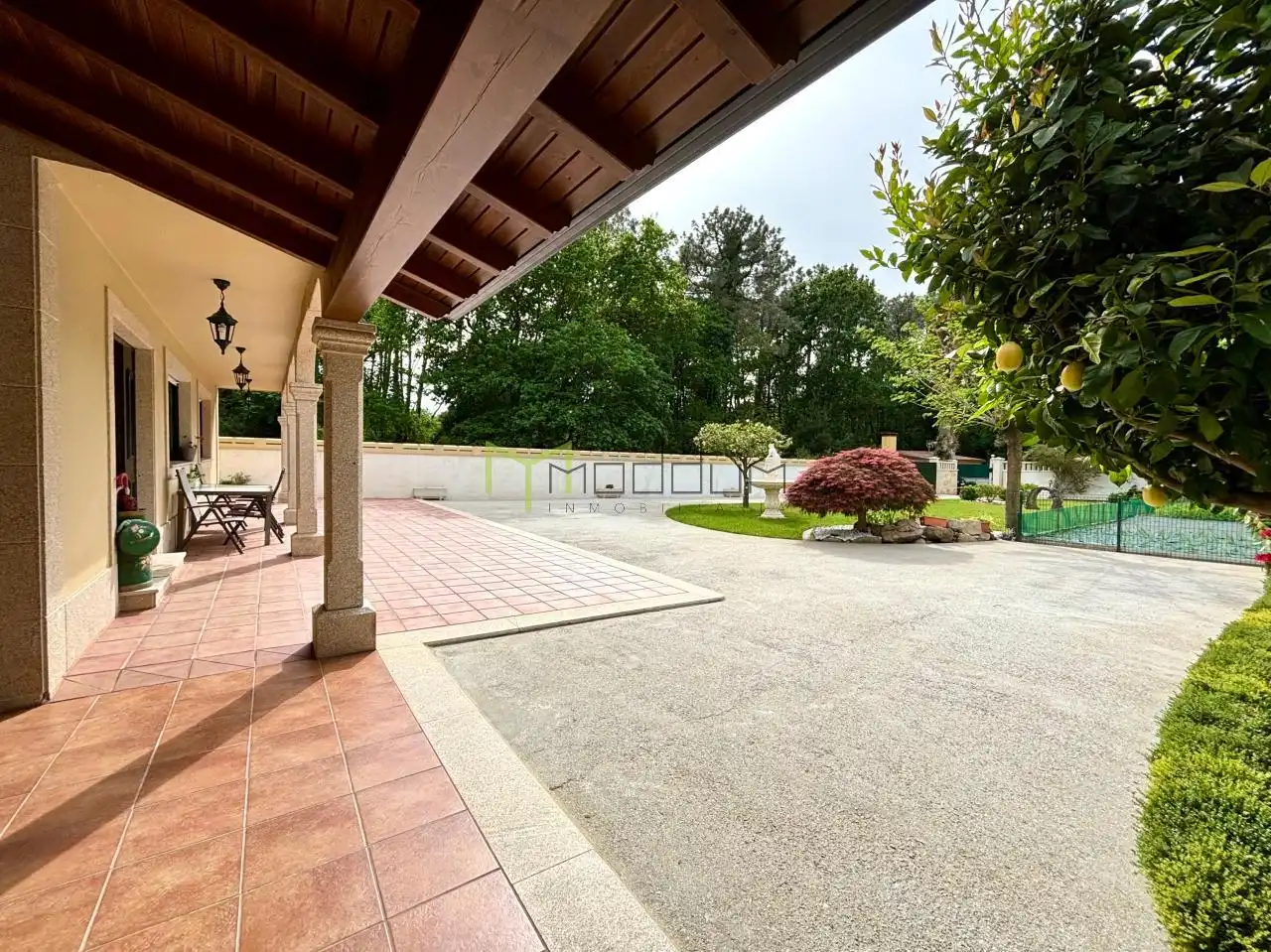 Terraza de Casa o chalet en venta en Ames con Calefacción, Jardín privado y Parquet