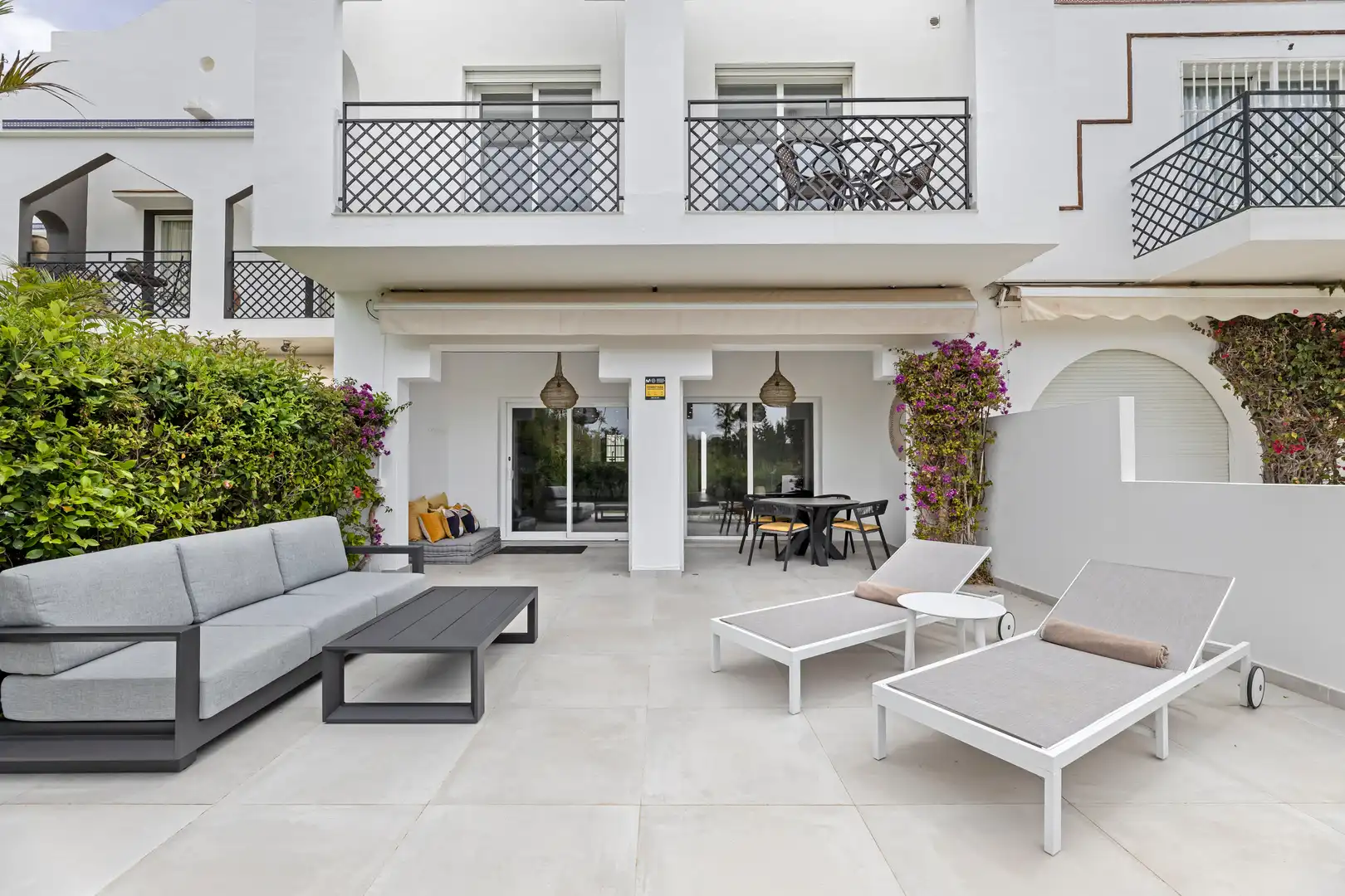 Terrassa de Casa adosada en venda en Marbella amb Aire condicionat, Jardí privat i Terrassa