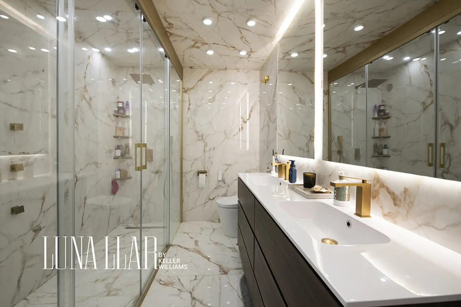 Badezimmer von Haus oder Chalet zur Miete in Sitges mit Klimaanlage, Terrasse und Möbliert