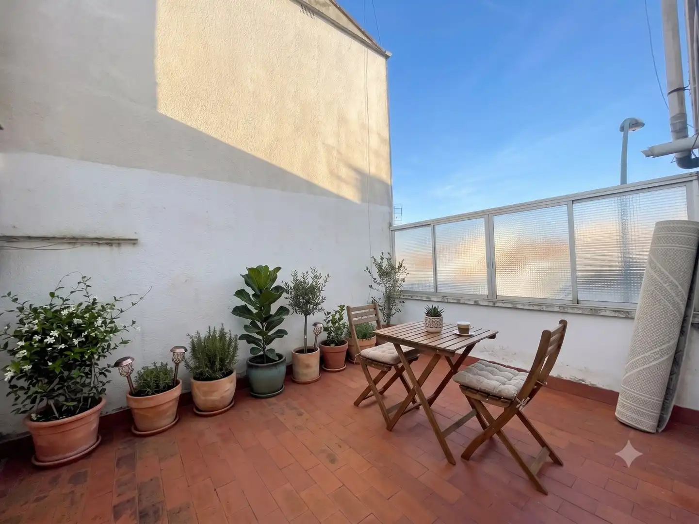 Terraza de Casa adosada en venta en Salt con Calefacción, Terraza y Trastero