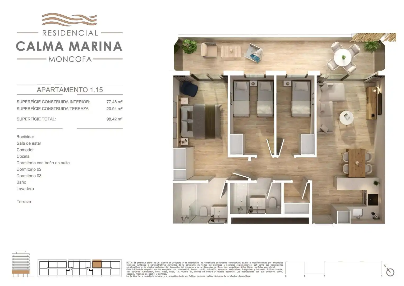 Appartement compact avec piscine à vendre à Moncófar Playa, imagen 32
