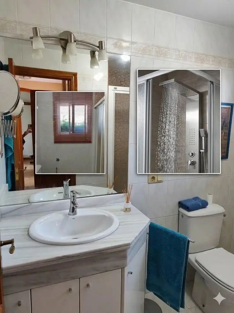 Baño de Casa o chalet en venta en Málaga con Aire acondicionado, Calefacción y Jardín privado