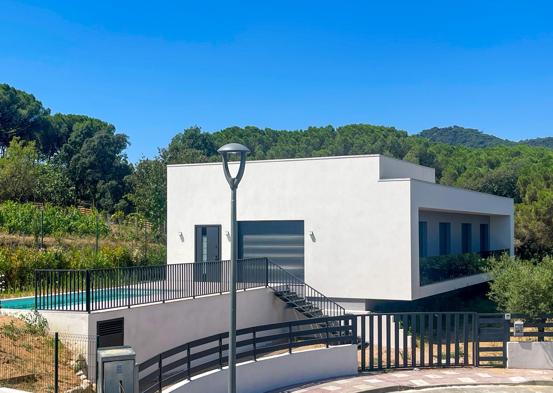 Exterior view of House or chalet for sale in Santa Cristina d'Aro  with Heating and Swimming Pool