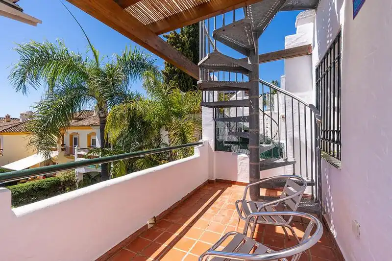 Terrace of Detached homes for rent in Estepona  with Air Conditioner, Heating and Terrace