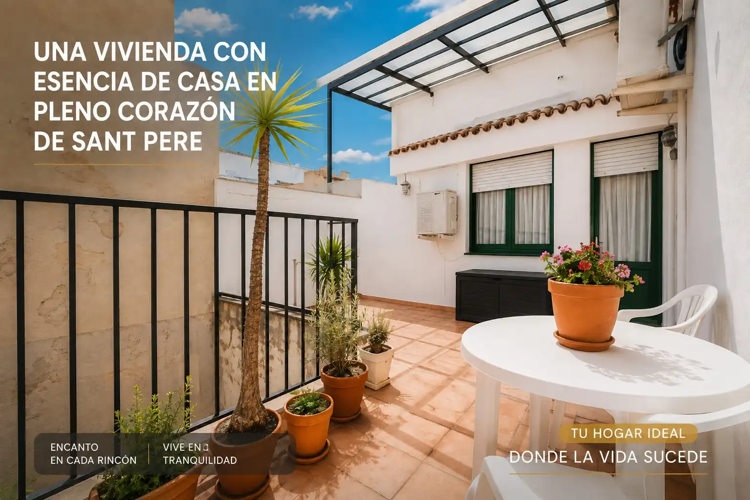 Terraza de Casa o chalet en venta en Terrassa con Aire acondicionado, Calefacción y Terraza