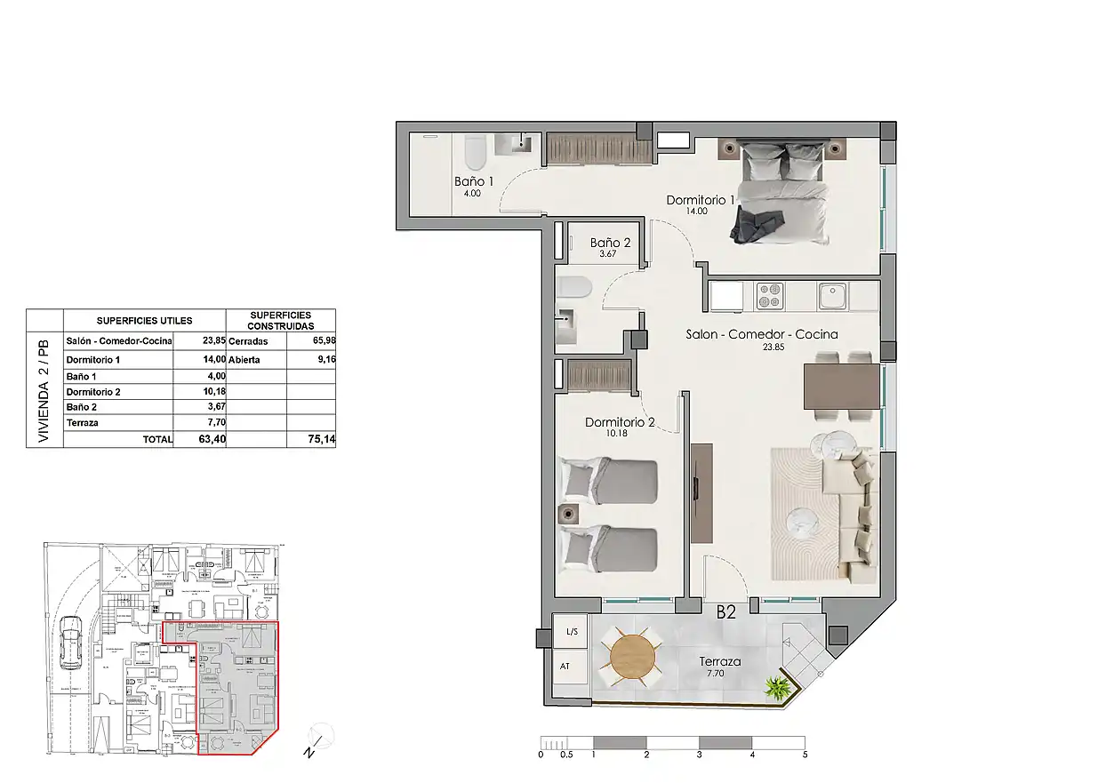 Apartament amb terrassa en venda a Santa Pola ciudad, imagen 9