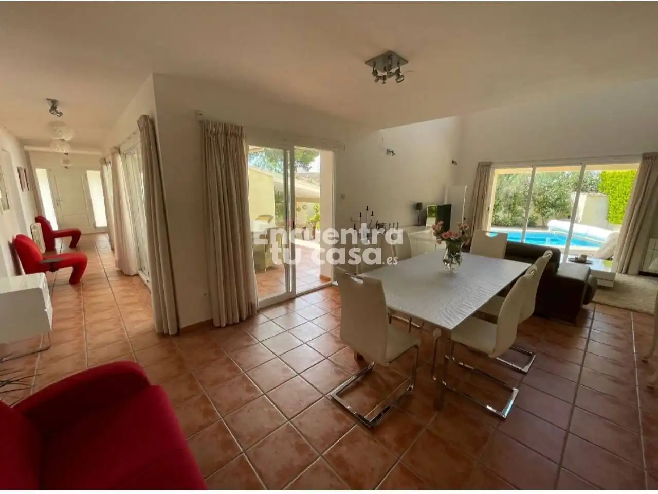 Sala de estar de Casa adosada de alquiler en Altea con Aire acondicionado, Calefacción y Jardín privado