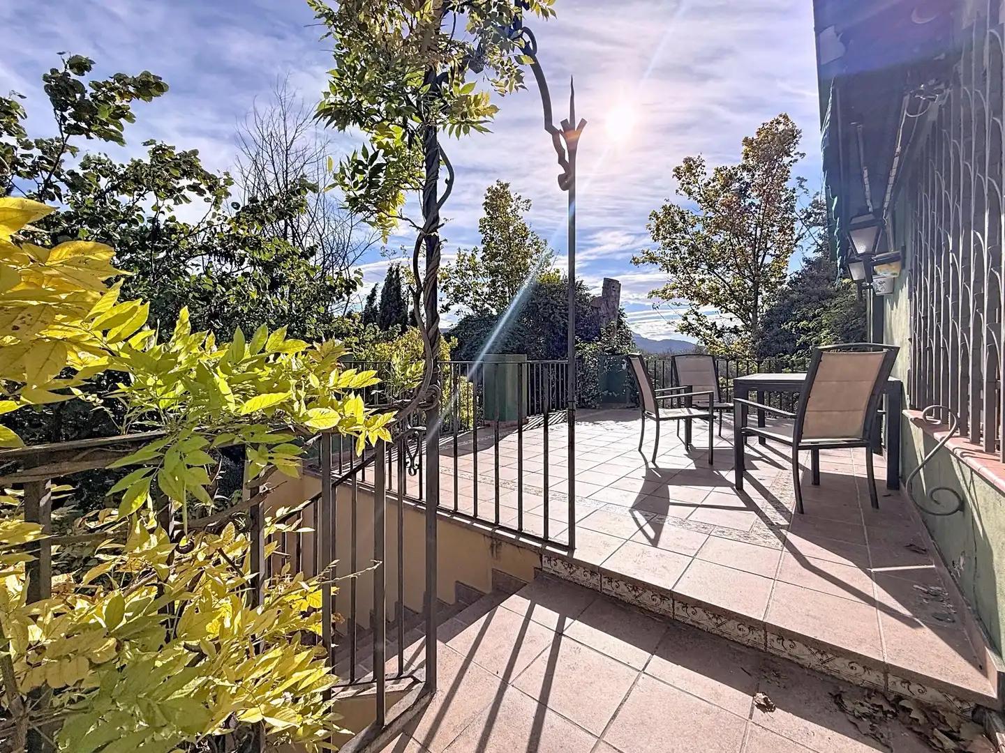 Terraza de Finca rústica en venta en Castalla con Jardín privado, Terraza y Piscina