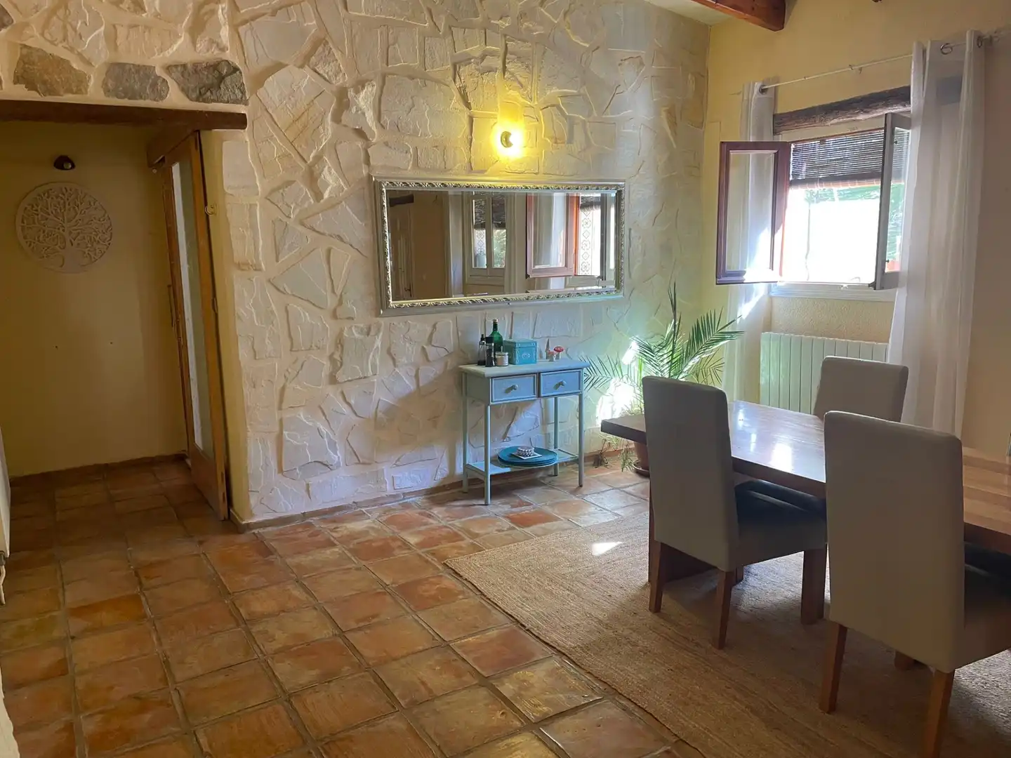 Dining room of Country homes for sale in Castell de Castells  with Air Conditioner, Heating and Private garden