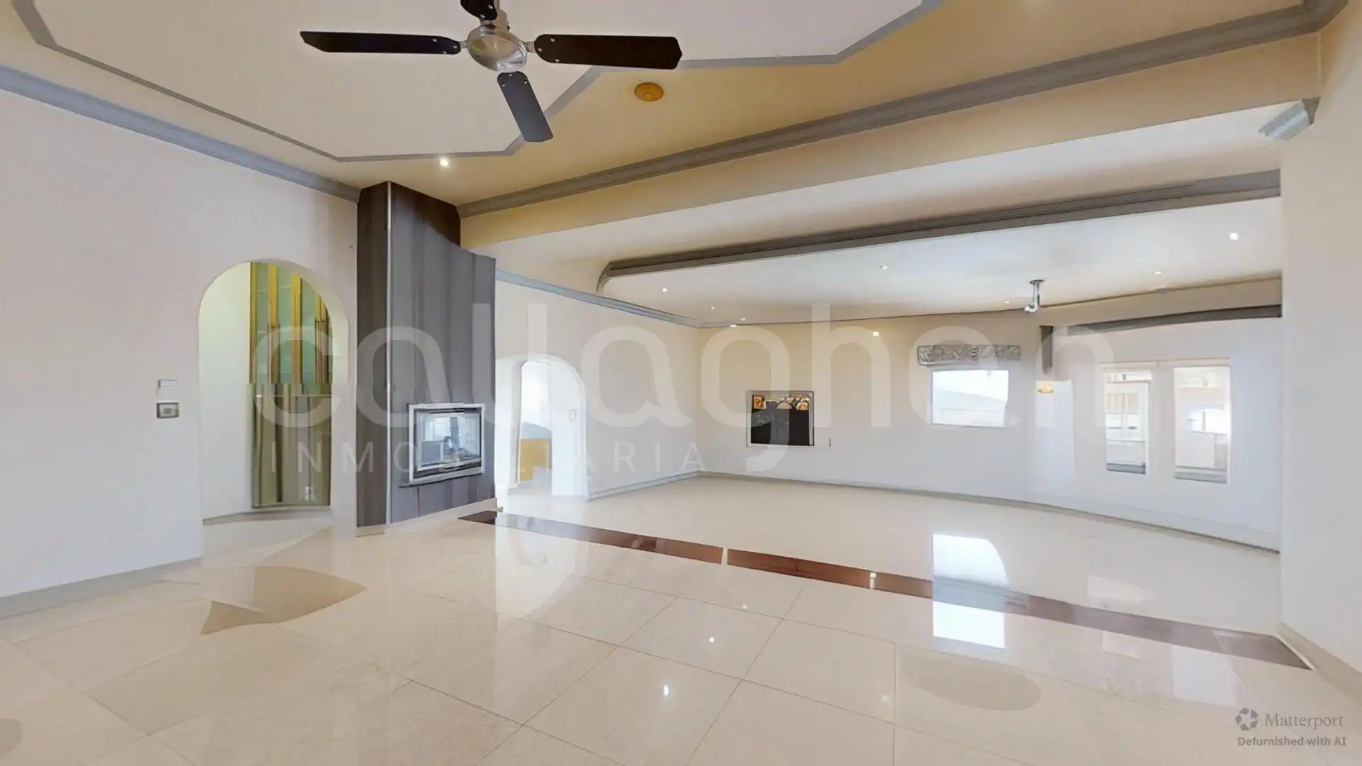 Sala de estar de Casa o chalet en venta en Calpe / Calp con Aire acondicionado, Calefacción y Terraza