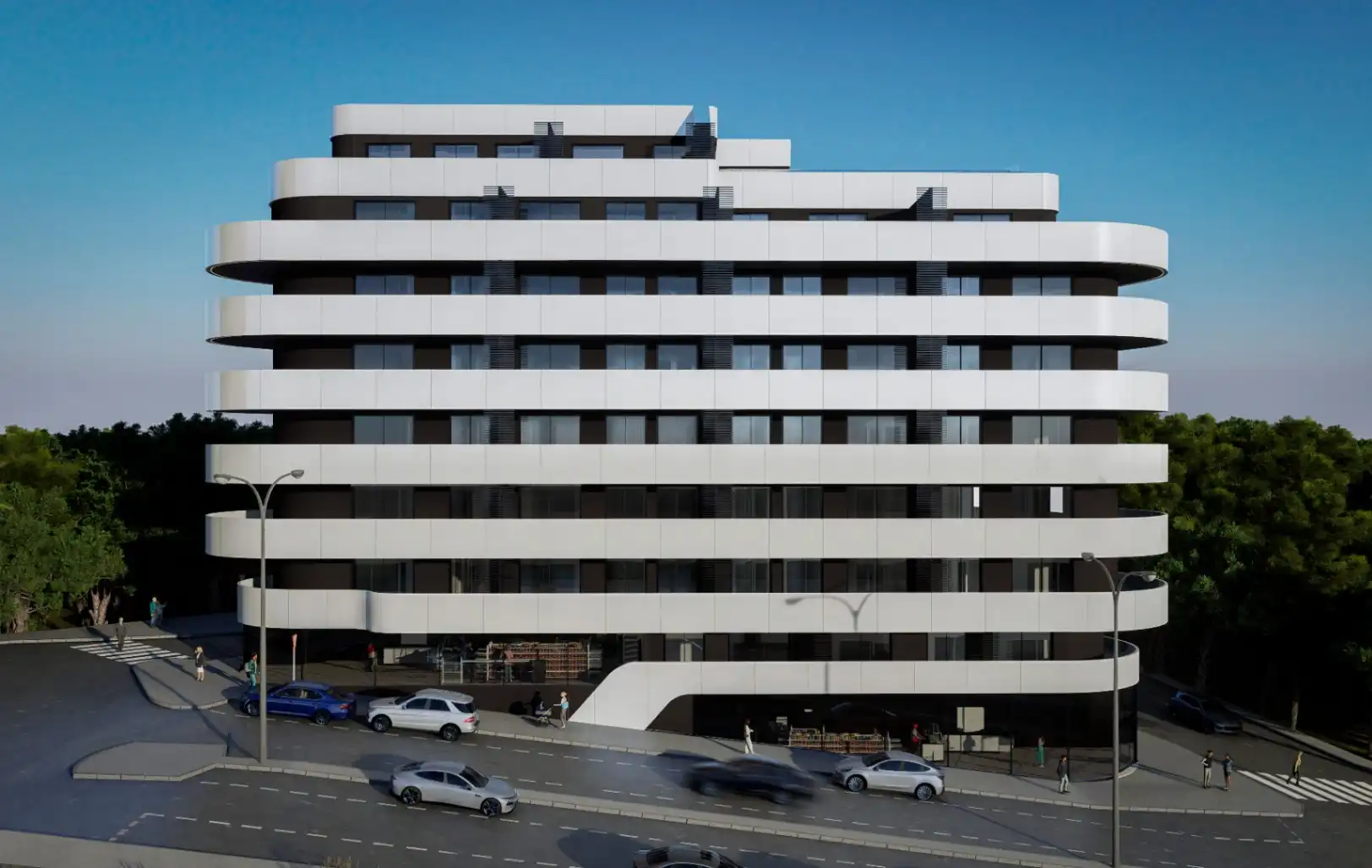 Vista exterior de Apartament en venda en Calpe / Calp amb Aire condicionat, Calefacció i Jardí privat